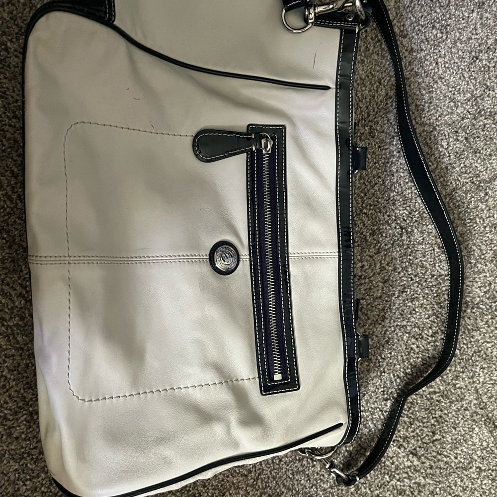 Coach Black and Red Interior Bag